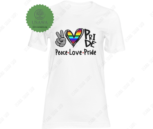 Peace, Love, Pride - Pride Collection Tee